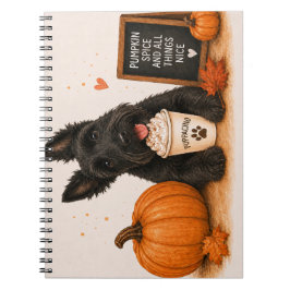 Cuaderno Terrier Escocés Otoño