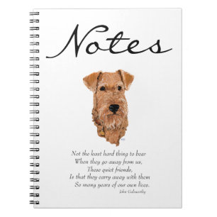 Cuaderno Terrier Irlandés Puente del Arcoíris