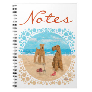 Cuaderno Terrier Irlandeses Playa