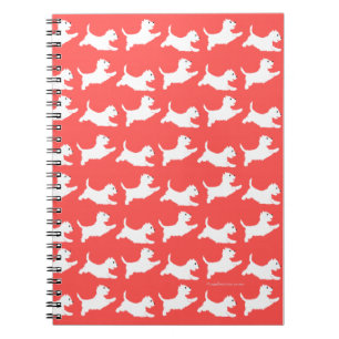 Cuaderno Terrier West Highland Blanco