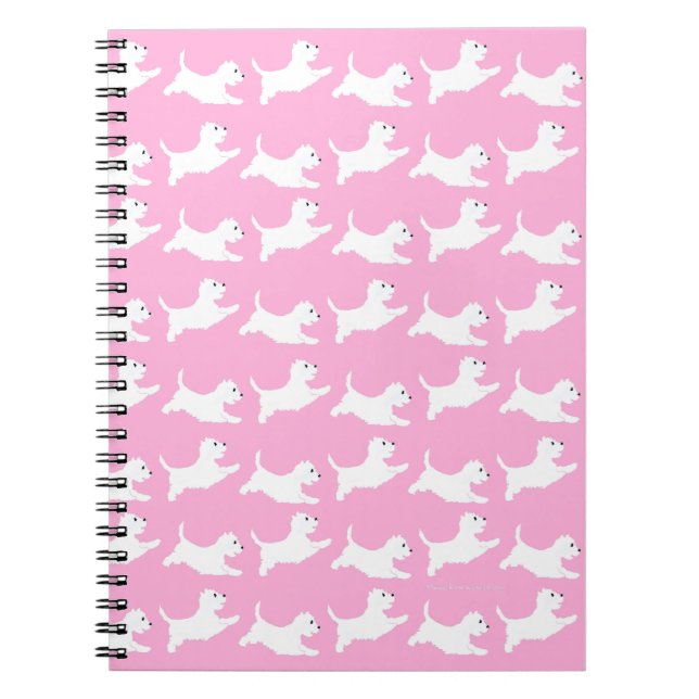 Cuaderno Terrier West Highland Blanco (Frente)