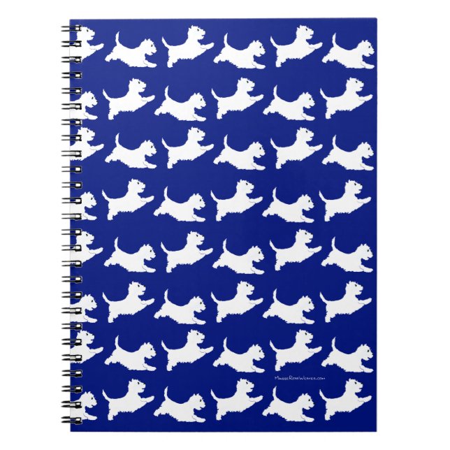 Cuaderno Terrier West Highland Blanco (Frente)