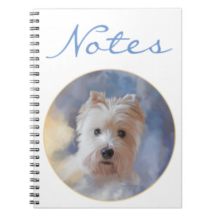 Cuaderno Terrier West Highland Blanco