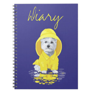Cuaderno Terrier West Highland White Lluvias de Abril