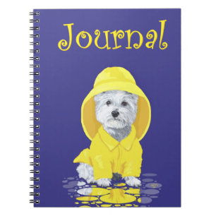 Cuaderno Terrier West Highland White Lluvias de Abril