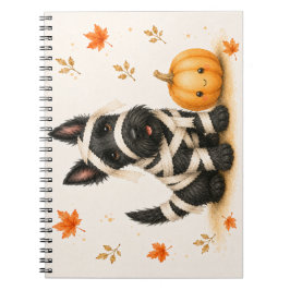 Cuaderno Terror de Halloween de mamá Terrier Escocés Scotti