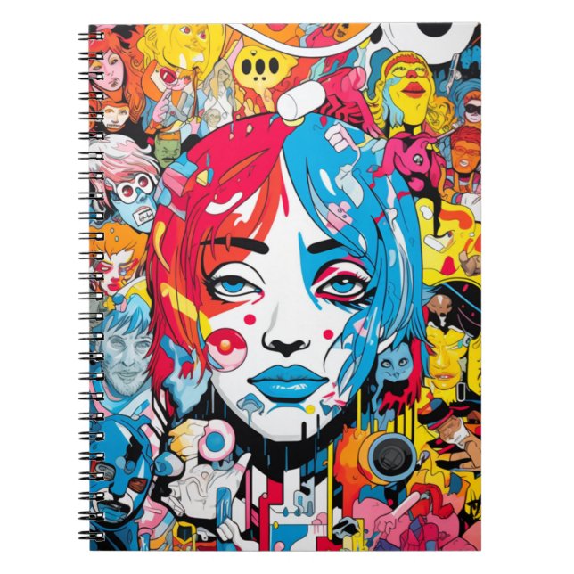 Cuaderno Terror Pop Art  (Frente)