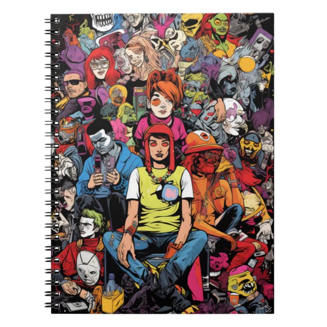 Cuaderno Terror Pop Art  (Frente)