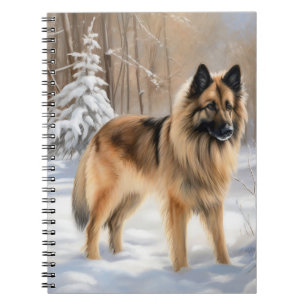 Cuaderno Tervuren Belga Deja que nieve Navidad