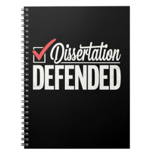 Cuaderno Tesis Defendida Graduado Doctorado Graduación