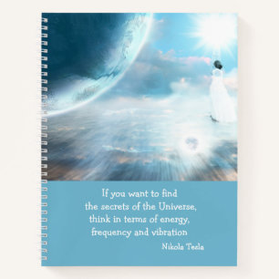 Cuaderno Tesla cita secretos del escritor del universo