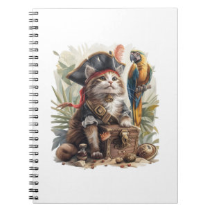 Cuaderno Tesoro de Gato Pirata