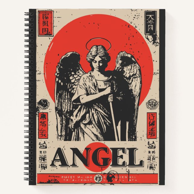 Cuaderno Testigo celeste - Ángel radiante (Anverso)