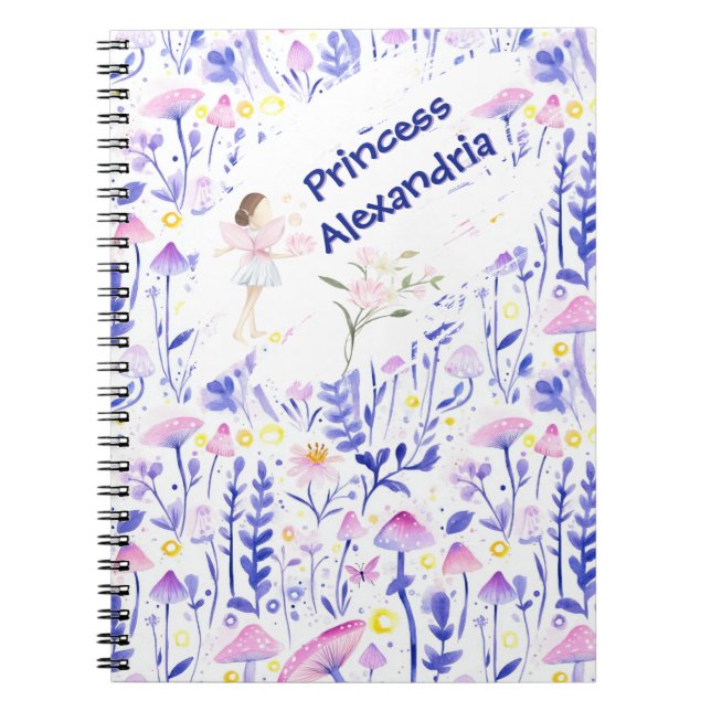 Cuaderno Testigo de hadas personalizado encantado (Frente)