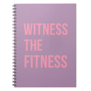 Cuaderno Testigo De La Cita De Trabajo De La Gimnasio Lilac