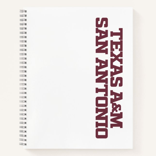 Cuaderno Texas A&M San Antonio (Anverso)