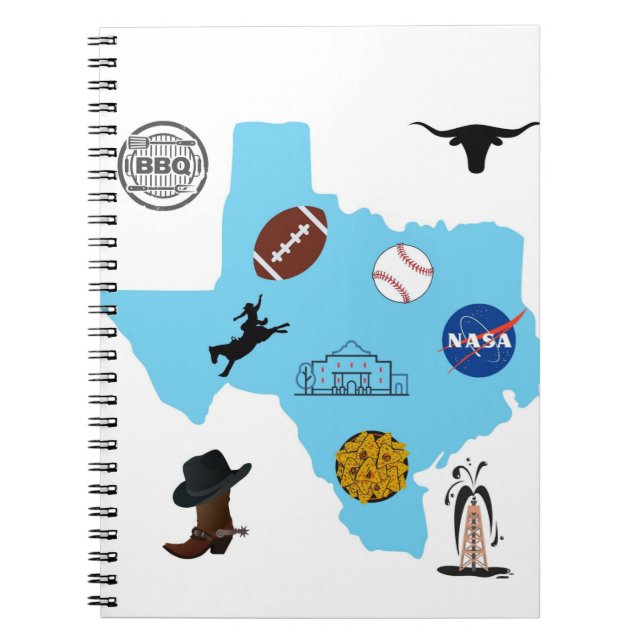 Cuaderno ¡Texas a primera vista! (Frente)