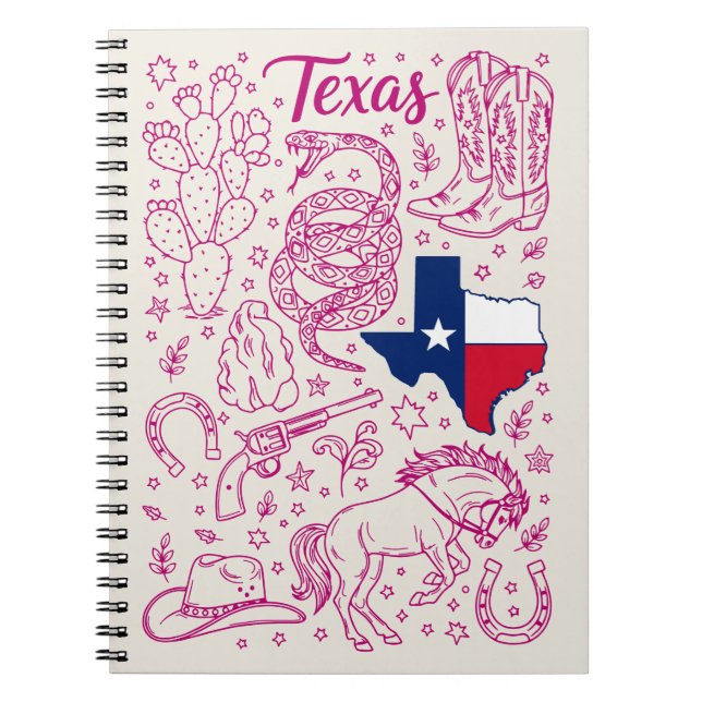 Cuaderno Texas Cowboy Pack Western Vibes (Frente)