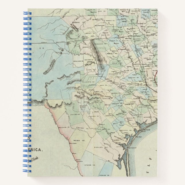Cuaderno Texas de los Estados Unidos de América (Anverso)