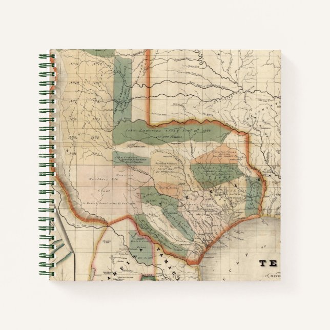 Cuaderno Texas, Por David H Burr (Anverso)