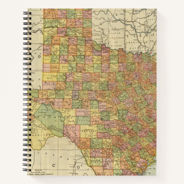 Cuaderno Texas por Rand McNally (Anverso)