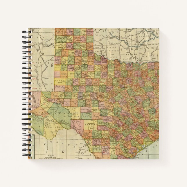 Cuaderno Texas por Rand McNally (Anverso)