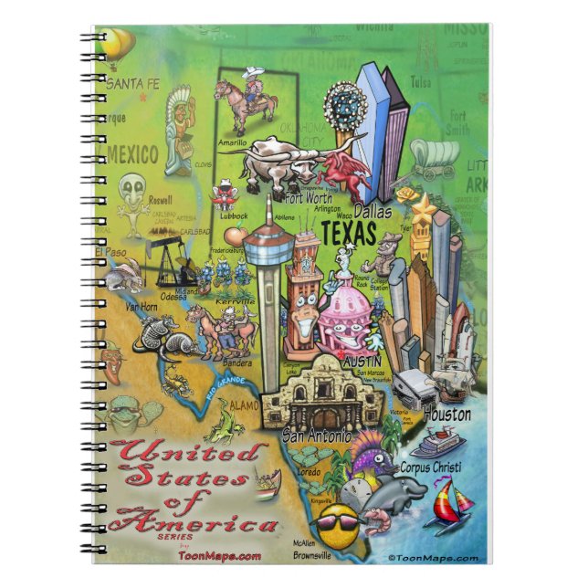 Cuaderno Texas USA (Frente)