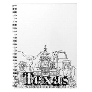 Cuaderno Texas Vacation Art Drawing Art Viajando