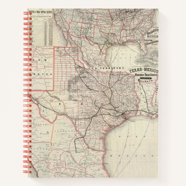 Cuaderno Texas y México, Houston (Anverso)