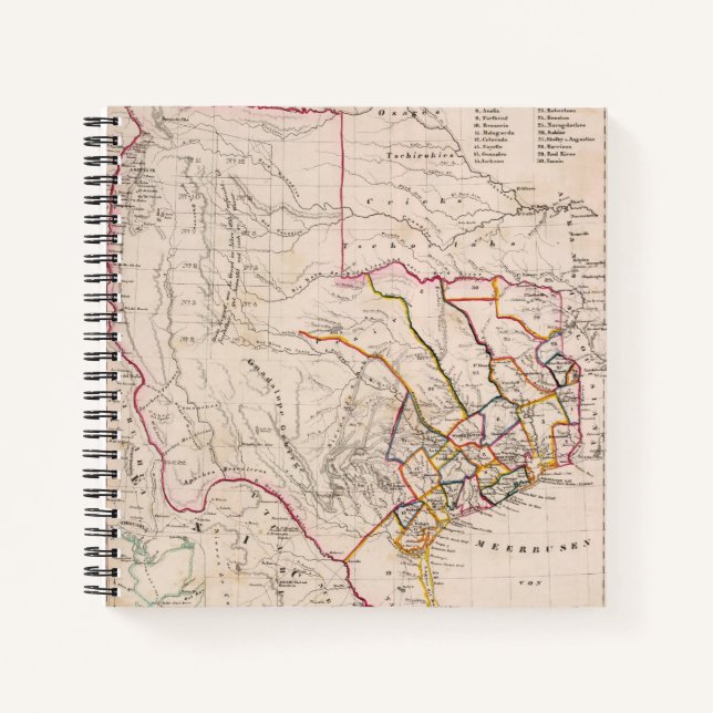 Cuaderno Texas y Oklahoma (Anverso)