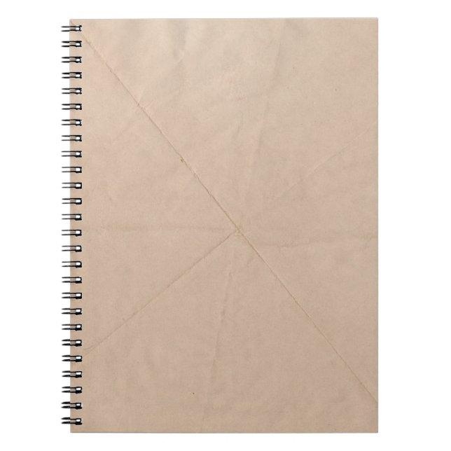 Cuaderno Textil marrón (Frente)