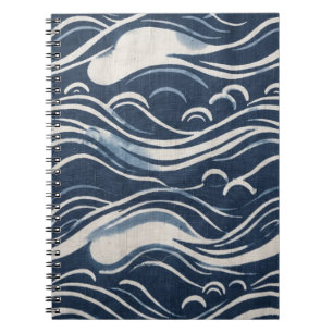 Cuaderno Textiles de Índigo Japoneses