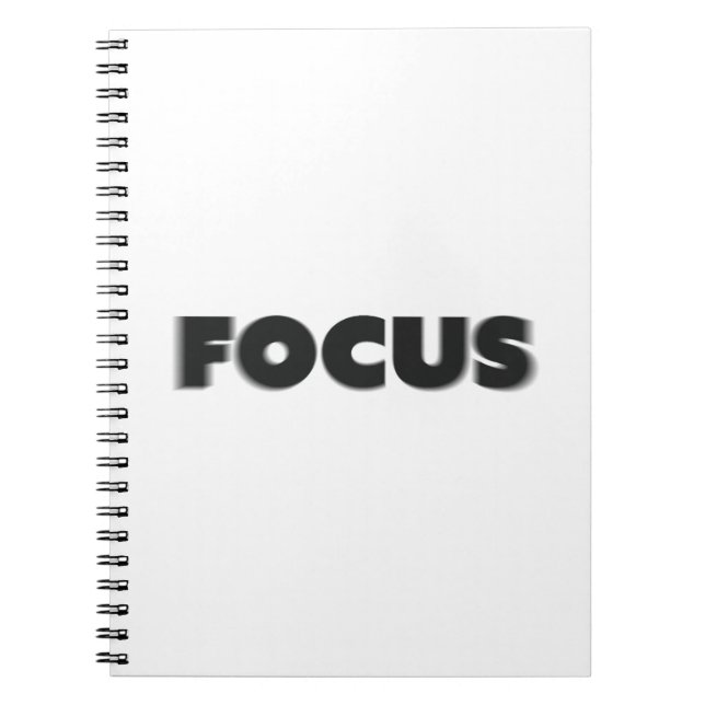 Cuaderno Texto Borroso Enfocado (Frente)