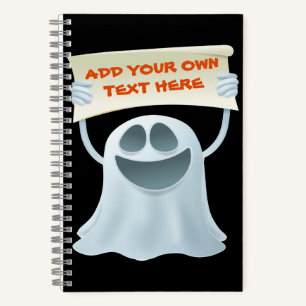 Cuaderno Texto de retención de fantasma