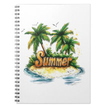 Texto de verano - Isla de verano tropical