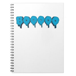 Cuaderno texto fantasma gracioso