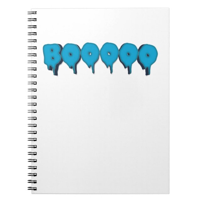 Cuaderno texto fantasma gracioso (Frente)