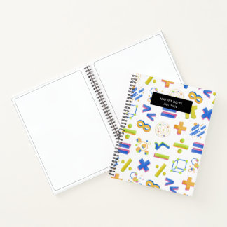 Cuaderno Texto Gris Colorido Texturizado