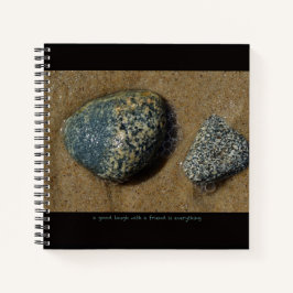 Cuaderno Texto inspirador y foto.