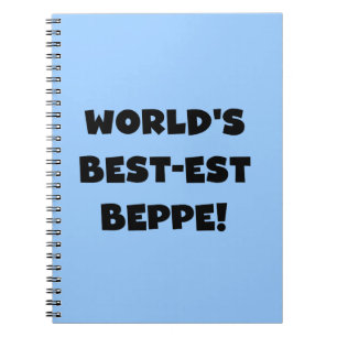 Cuaderno Texto negro mejores camisetas y regalos para papas