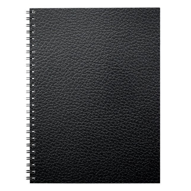 Cuaderno Textos de cuero negro o fondo. cuero,textu (Frente)