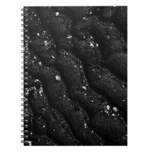 Cuaderno Textos florales en blanco y negro