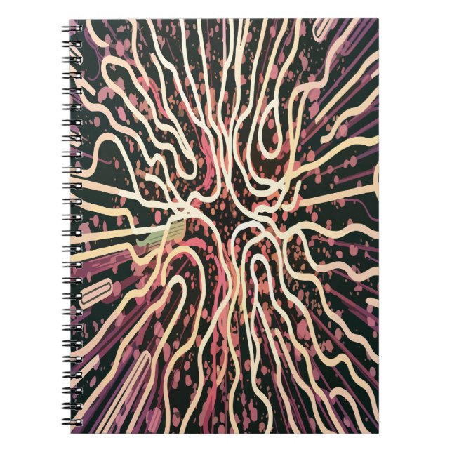 Cuaderno Textura a rayas (Frente)