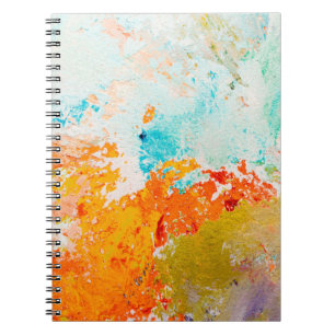 Cuaderno textura abstracta de pintura al óleo sobre lienzo,