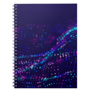 Cuaderno textura abstracta de pintura al óleo sobre lienzo,