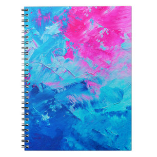Cuaderno textura abstracta de pintura al óleo sobre lienzo,