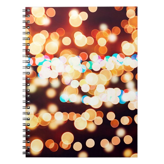 Cuaderno Textura abstracta, fondo de boquilla ligera (Frente)