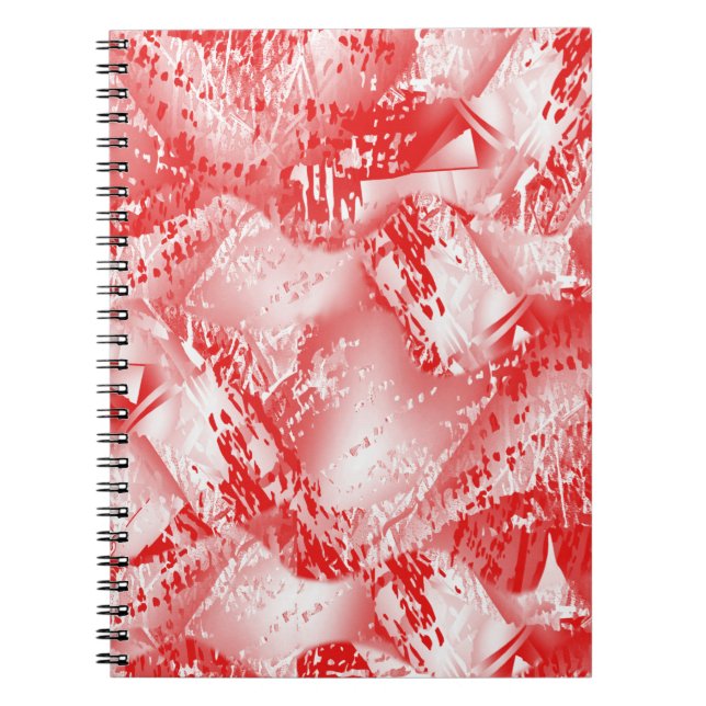 Cuaderno Textura abstracta repetir patrón creativo moderno  (Frente)