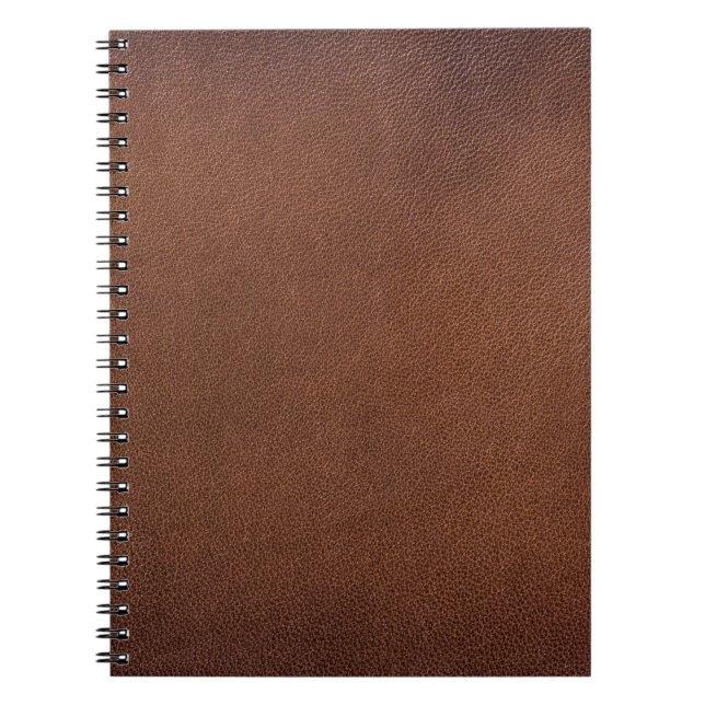 Cuaderno Textura auténtica de cuero, fondo auténtico. (Frente)