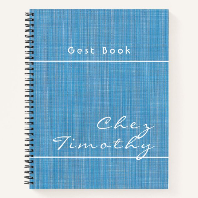 Cuaderno Textura azul (Anverso)
